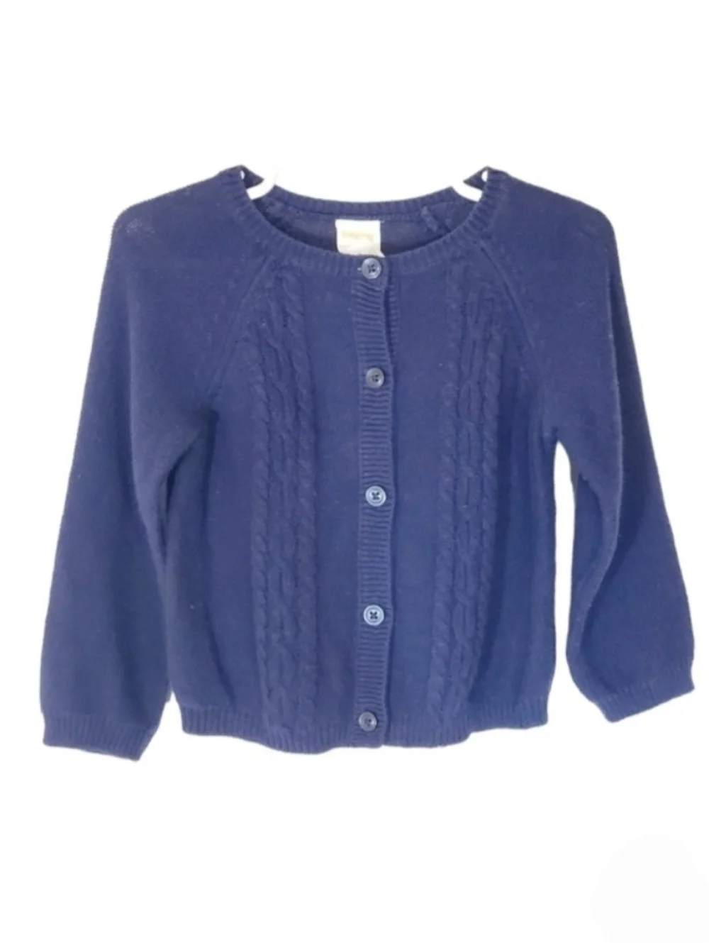 K1273 * Gymboree Girls Cable Knit Button Cardigan Blue Size 2T